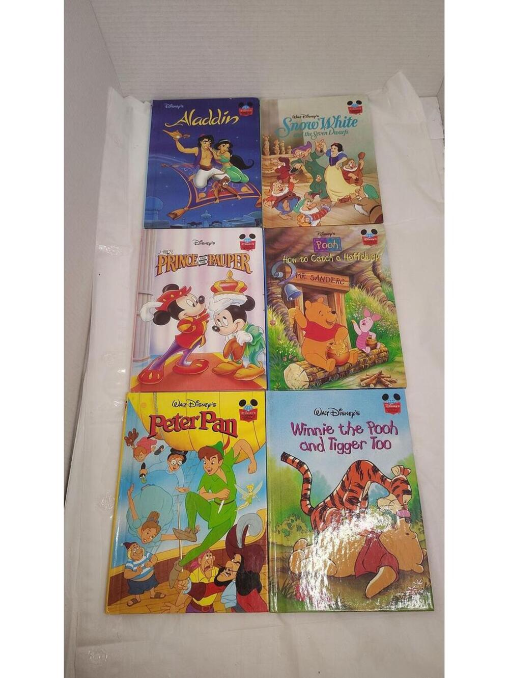 Disney Storybook Collection Lot Kids Hardcover Pooh Peter Pan Aladdin